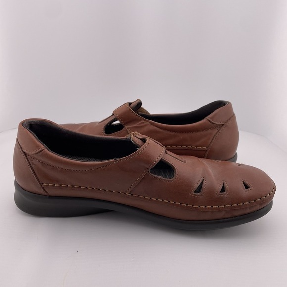SAS Women's Roamer Slip-on Shoes‎ Size 8.5 M Brown Comfort Mary Jane - Picture 5 of 10